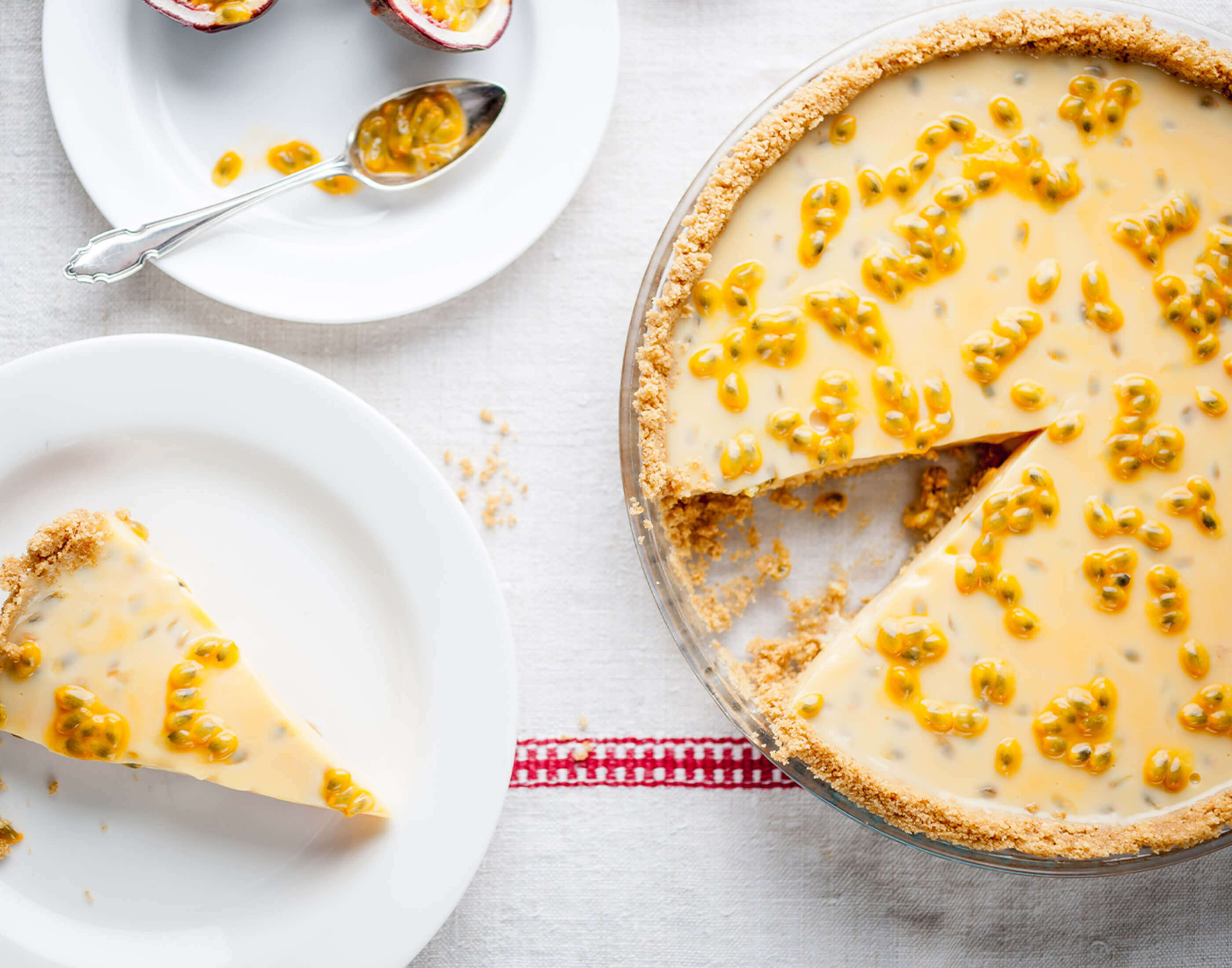 passionfruit tart