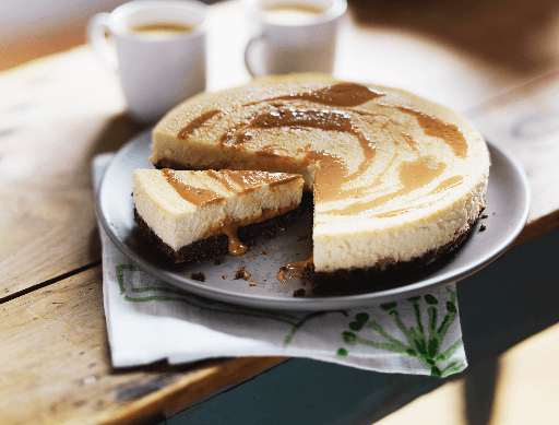 Baked Toffee Cheesecake