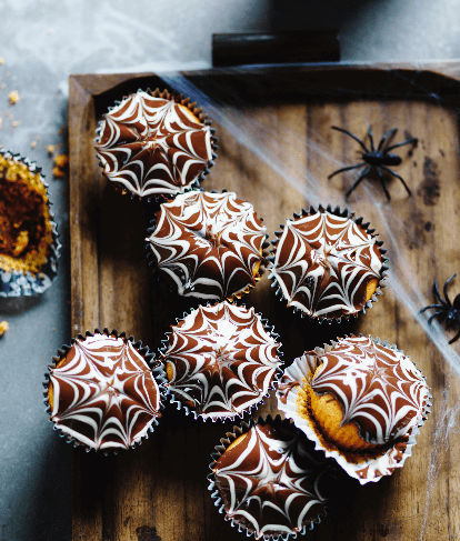 Halloween Spider Cupcakes