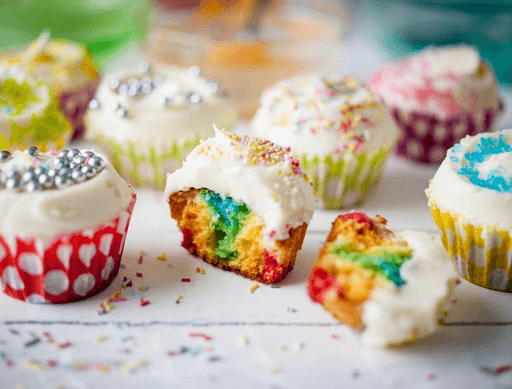 Rainbow Cupcakes