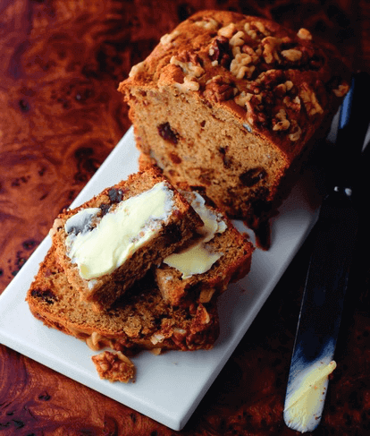 Banana Rum and Walnut Tea Cake