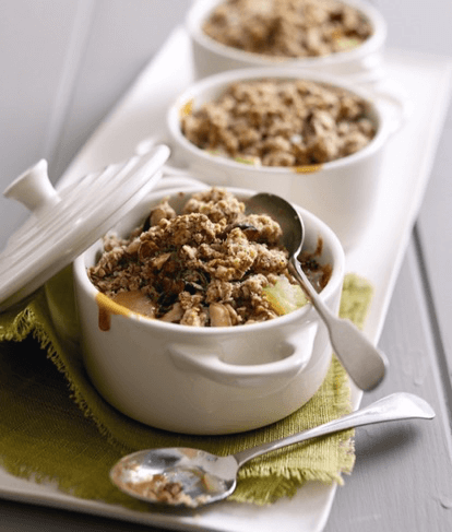 Caramel Apple Crumble 