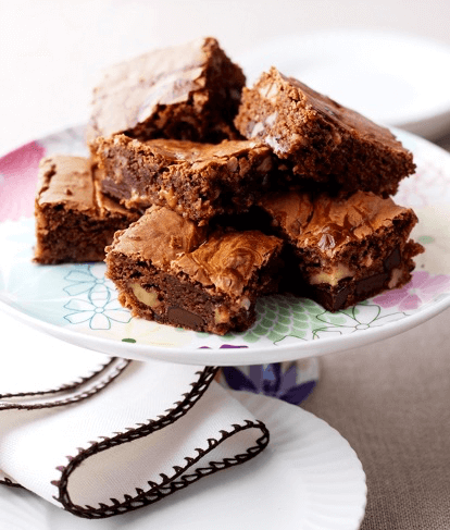 Caramel & Chocolate Chunk Brownies Recipe