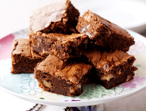 Caramel And Chocolate Chunk Brownies