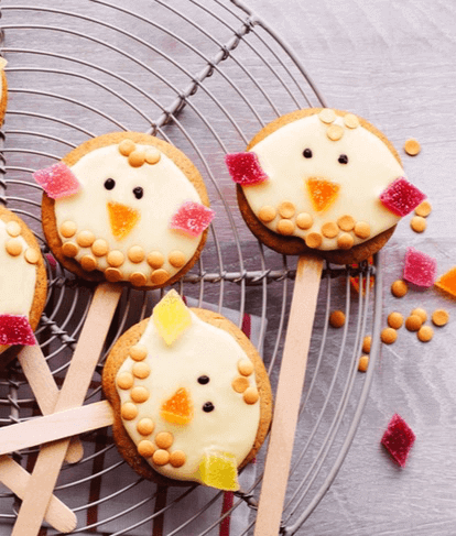 Easter Chick Lollipops