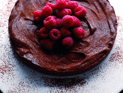 Decadent Chocolate and Raspberry Torte