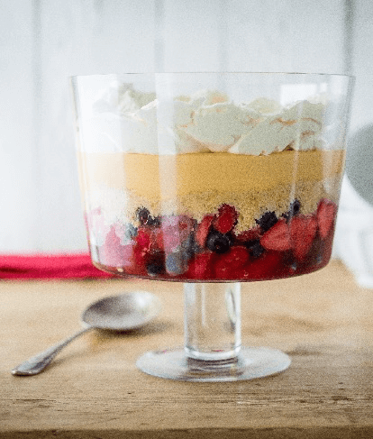 Simple Summer Berry Trifle