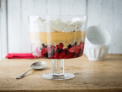 Simple Summer Berry Trifle