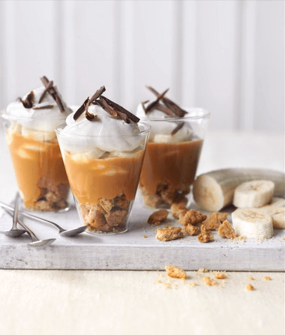 Light Banoffee Pots