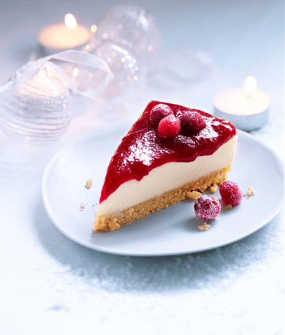 Christmas Cranberry Cheesecake