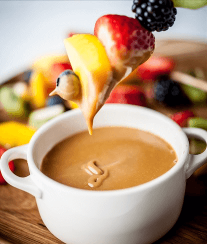 Hot Caramel Fondue 