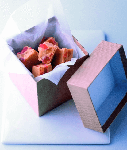 Ginger and Cherry Fudge