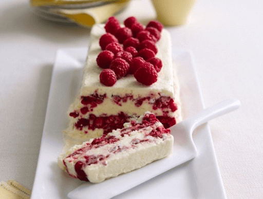 Lemon and Berry Ice Cream Layer