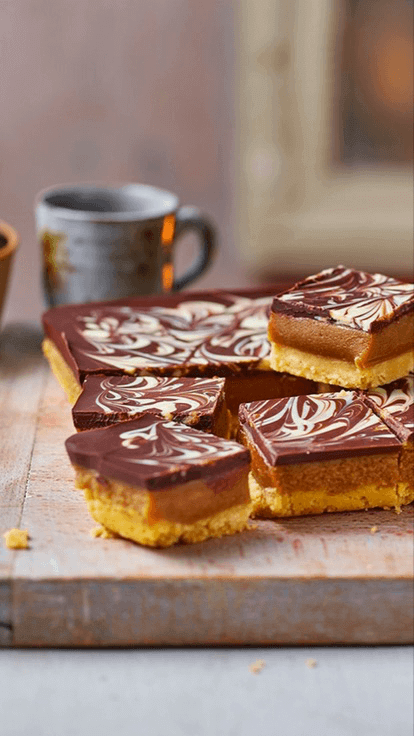 Millionaire's shortbread with condensed milk