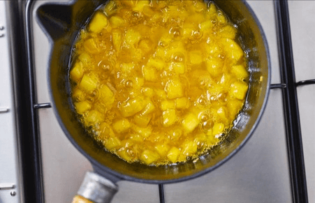 No Churn Mango, Coconut And Lime Ice Cream
