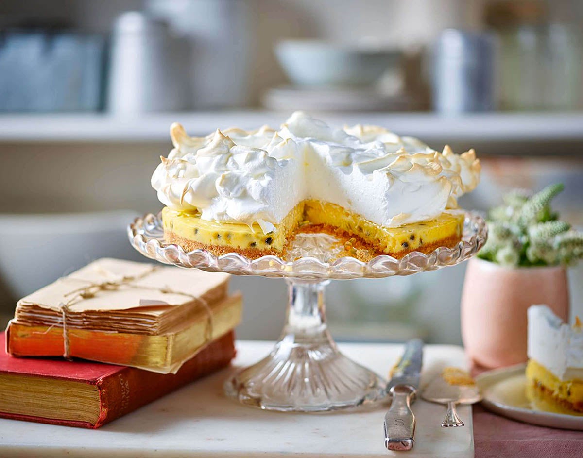 Carnation Light Condensed Milk in Passionfruit Meringue Pie