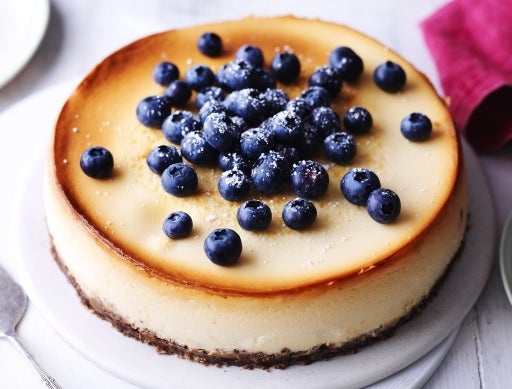 Baked White Chocolate Cheesecake 