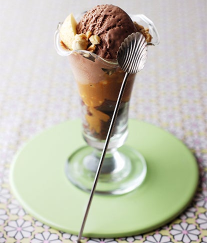 Caramel Knickerbocker Glory Sundae