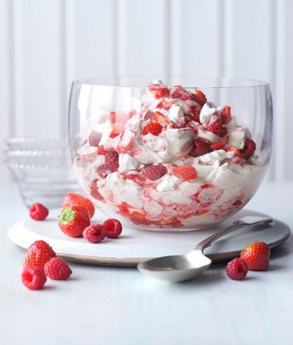 Easy Red Berry Eton Mess