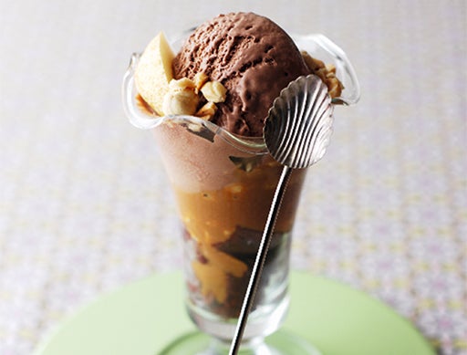 Caramel Knickerbocker Glory Sundae 