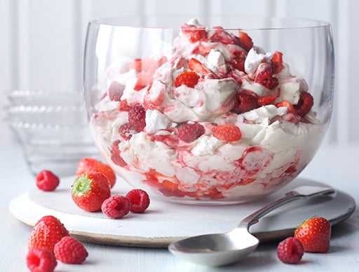 Easy Red Berry Eton Mess 