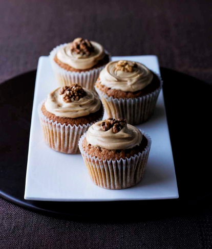 Coffee and Walnut Cupcakes