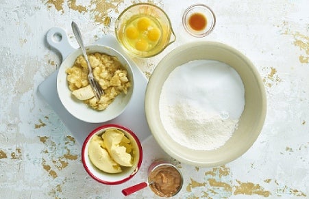 Banoffee Layer cake ingredients