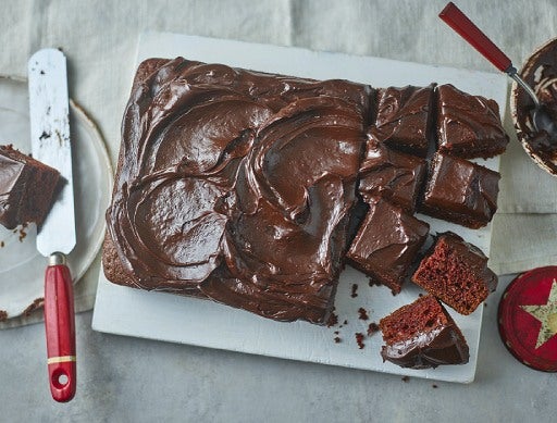 Chocolate Fudge Tray Bake