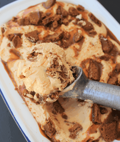 Biscoff Caramel Ice Cream