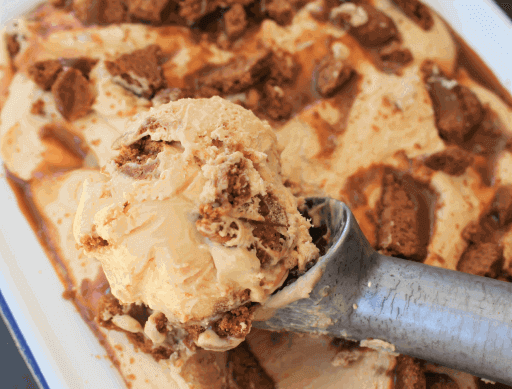 Biscoff Caramel Ice Cream