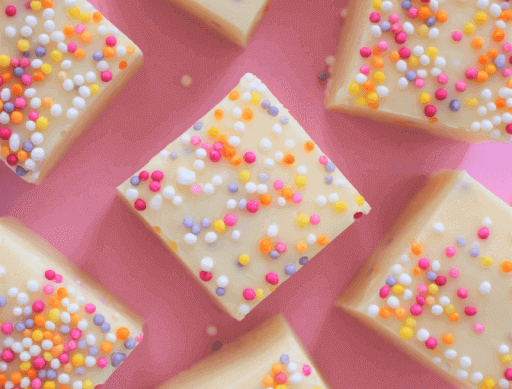 Funfetti White Chocolate Fudge