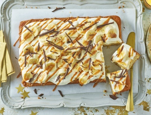 Banoffee Tray bake