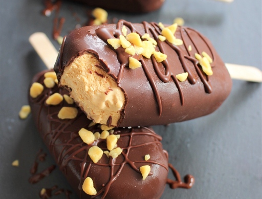 Homemade Salted Caramel Magnums