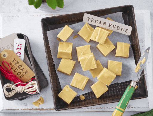 fudge with vegan condensed milk