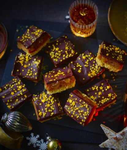 Stem Ginger Millionaires Shortbread