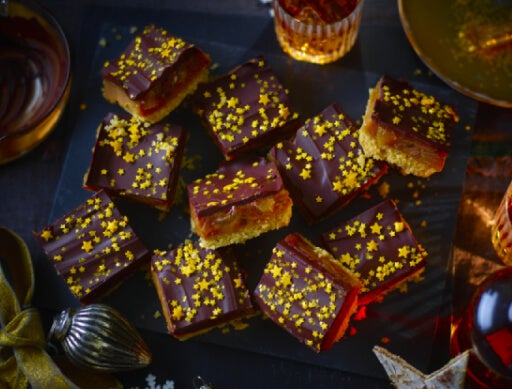 Stem Ginger Millionaires Shortbread