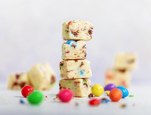 White Chocolate Easter Egg Fudge