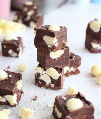 Dark Chocolate Easter Fudge