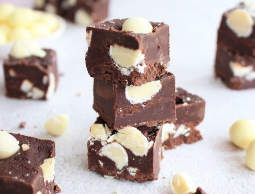 Dark Chocolate Easter Fudge