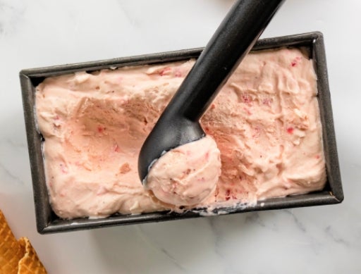 No Churn Strawberry Ice Cream