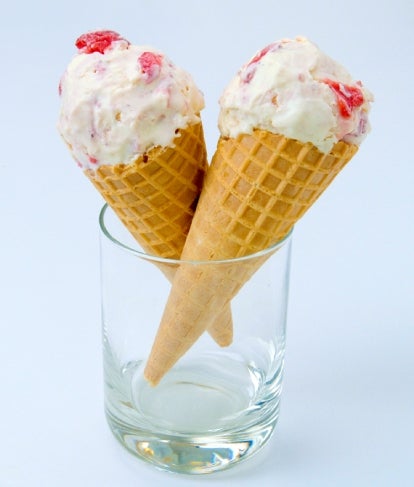 No Churn Strawberry Ice Cream