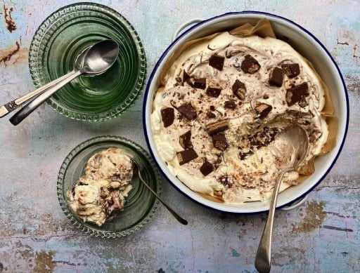 Vegan KITKAT Chocolate Fudge Swirl Ice Cream