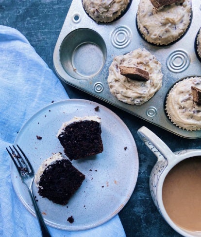 Vegan Kit Kat Cupcakes