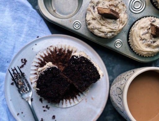 Vegan Kit Kat Cupcakes