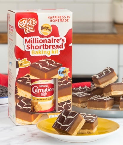 Baked In Millionaire's Shortbread Baking Kit