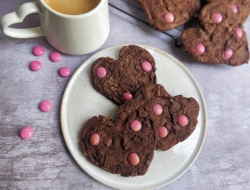 Valentine’s Double Chocolate Cookies