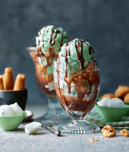 Mint Choc Chip Sundae