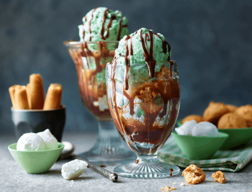 Mint Choc Chip Sundae