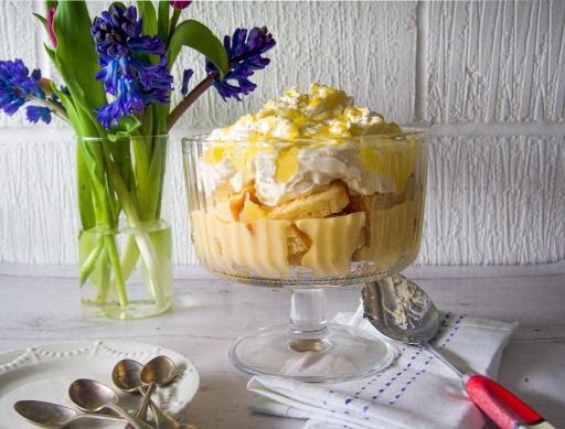 Lemon & White Chocolate  Trifle 