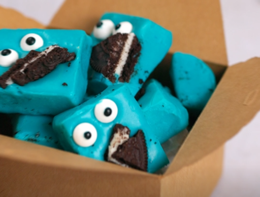 Cookie monster fudge recipe